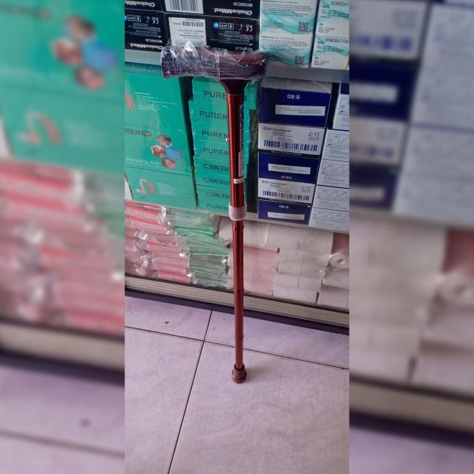 KN007 TONGKAT KAKI LIPAT GEA / TONGKAT BANTU JALAN SATU KAKI