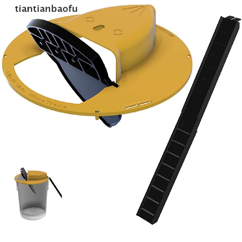 [tiantianbaofu] Reusable Smart Mouse Rat Trap Plastic Flip Slide Bucket Lid Mouse Rat Mouse Trap Boutique