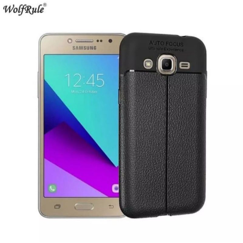 Case Softcase Auto Focus Samsung J3/J3 2016/J5/J5 2016 / Case Silikon Leather Carbon