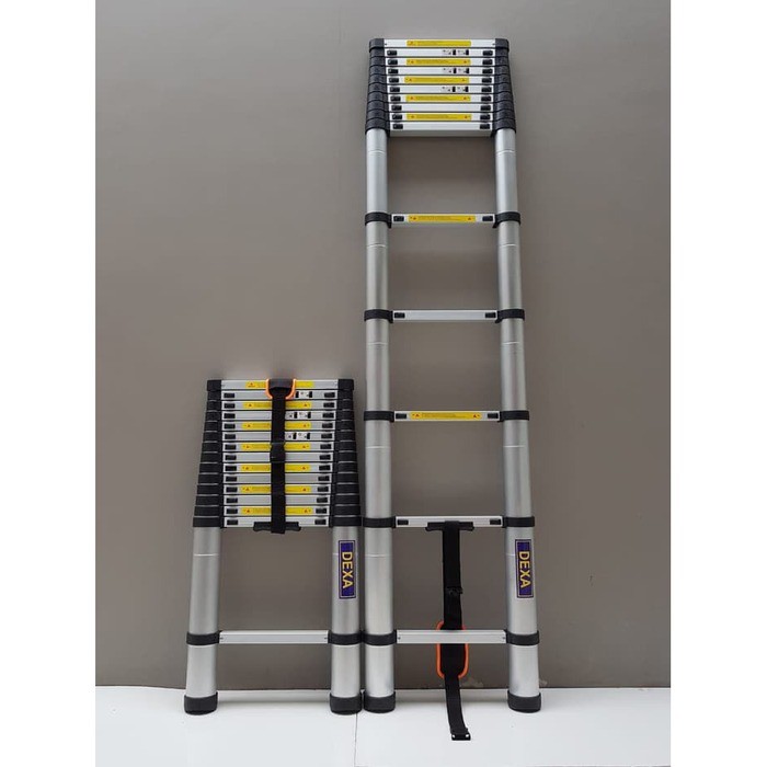 JLD TANGGA SINGLE 4.4 METER Tangga lipat single teleskopik 4.4 meter merk Tangga Lipat Teleskopik