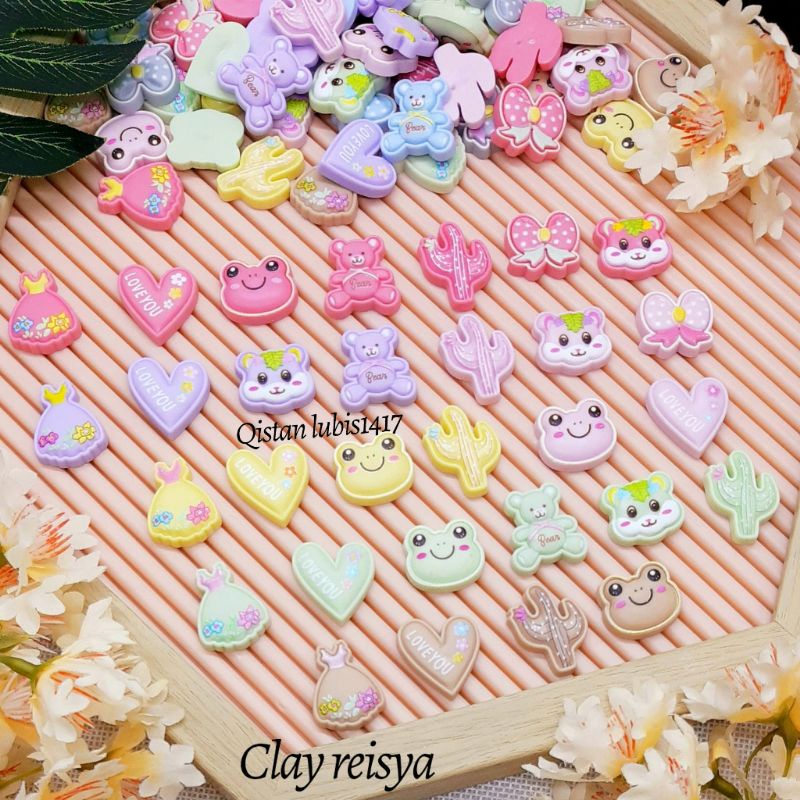 Resin|Clay Playtopia RRM(Reisya,Riana,Marisa,Animal give)10 pcs