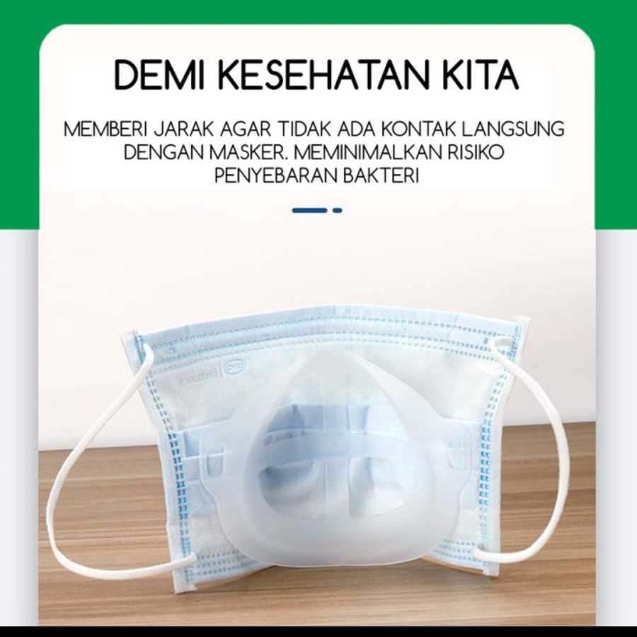 penyangga masker 3d mask holder silikon kebersihan kesehatan