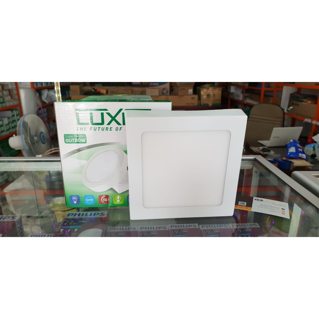 LUXEN LAMPU DOWNLIGHT LED PANEL OUTBOW KOTAK LUXEN 12 WATT