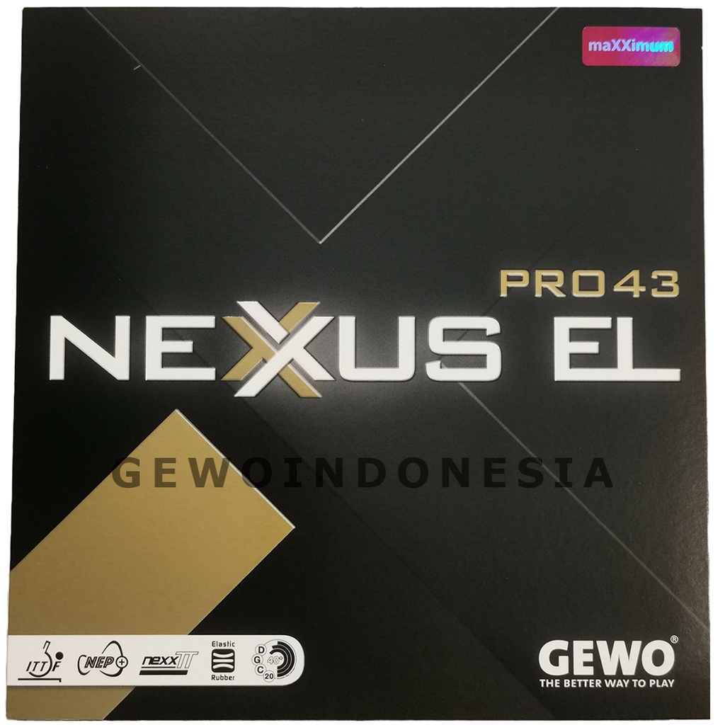 Gewo Nexxus EL Pro 43 - Karet Pingpong Tenis Meja Rubber
