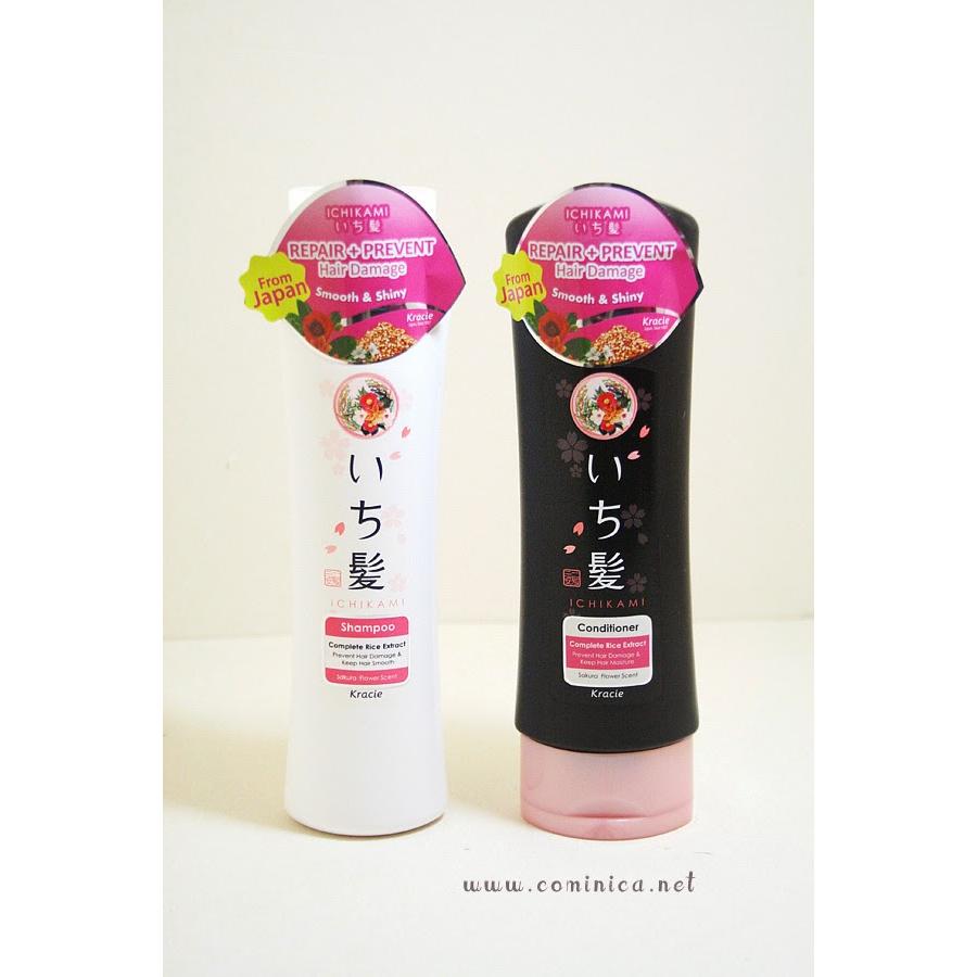 PAKET SHAMPOO & CONDITIONER ICHIKAMI ORIGINAL JAPAN REGULAR SIZE 200GR
