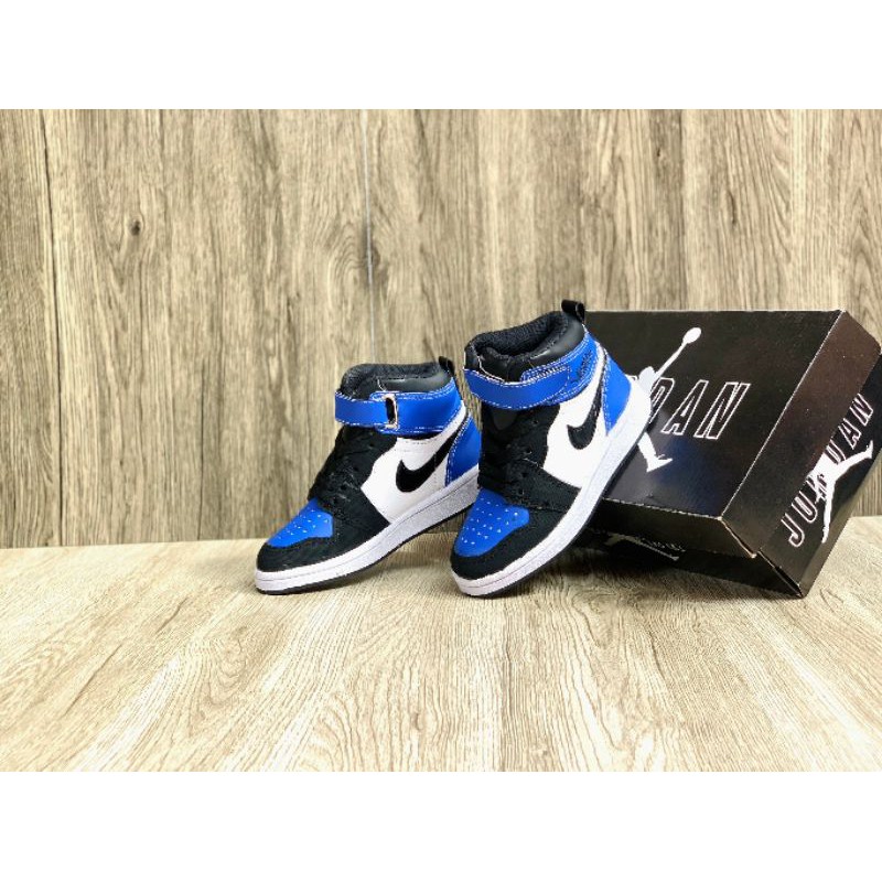 Sepatu Anak Jordan Kids Sepatu Sneakers Anak Laki Laki Dan Perempuan Biru Hitam