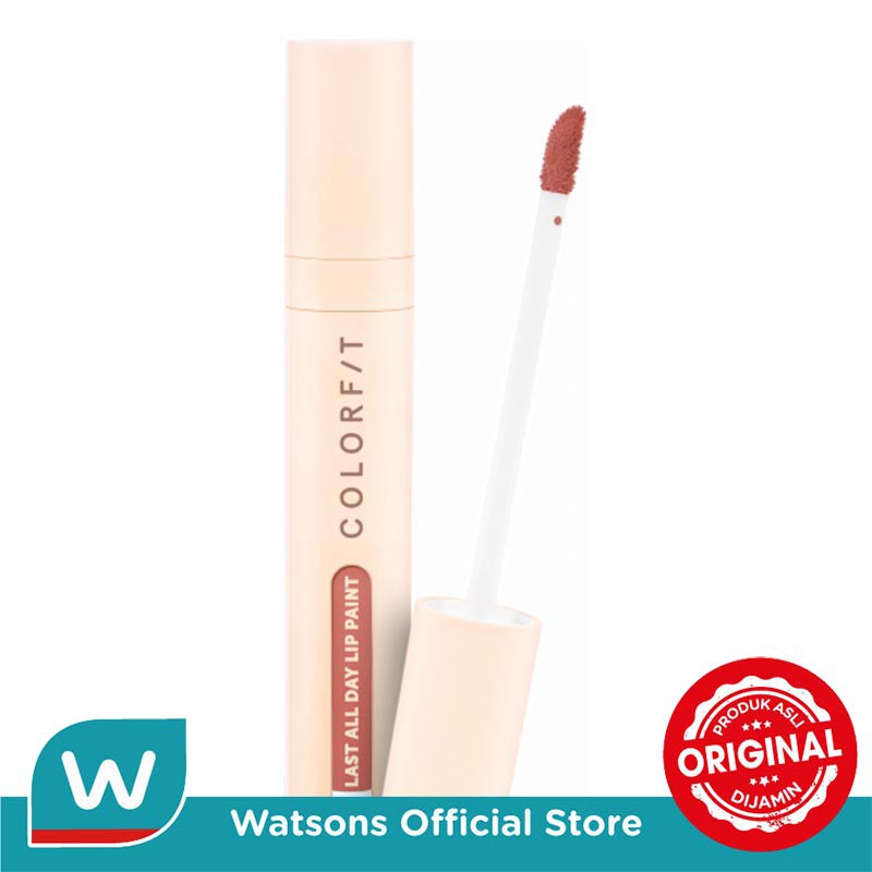 Wardah Colorfit Last All Day Lip Paint 02 Eternal Sunset