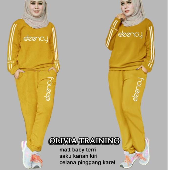 Muraaaahh.. Baju Setelan Training OLIVIA terlaris best seller