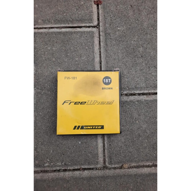 TERMURAH!!! Freewheel / Gear Belakang Sepeda 18T / UNITED FW-181 / Realpict