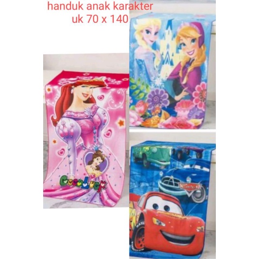 handuk mandi karakter 140x70cm