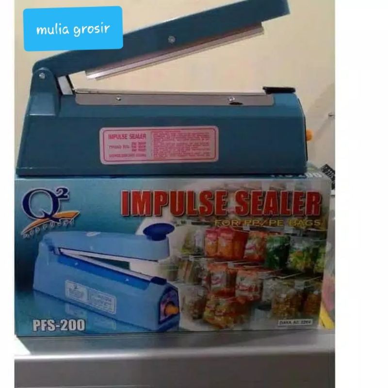 Impulse Sealer Q2 / Pres Plastik Q2 20cm Q2 30cm / Press Plastik / Presan Plastik