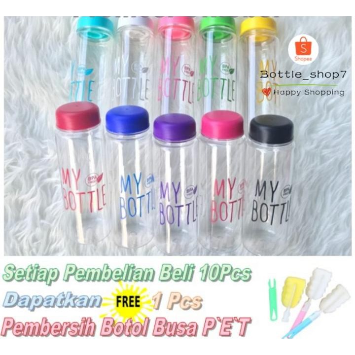 Jual My Bottle Botol Minum 500ml Gratis Pouch Anti Pecah Bpa Gratis Shopee Indonesia 1974