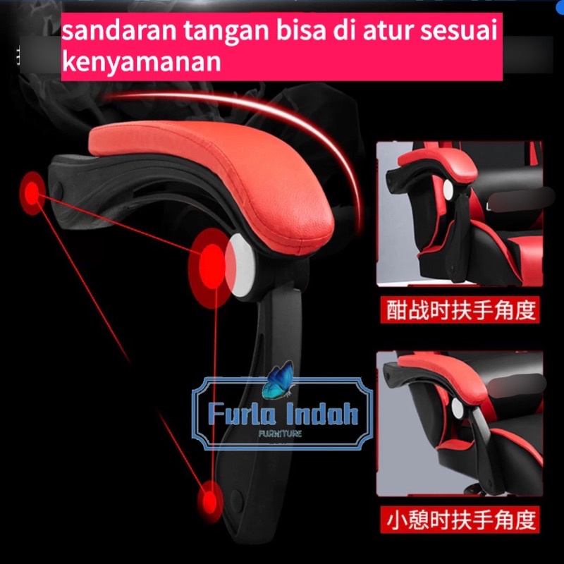 Kursi Gaming Gaming chair kursi kantor kursi kerja kursi belajar TYPE 7008#