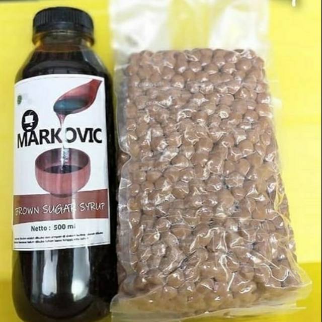 

BOBA GULA AREN SIRUP Paket (Brown Sugar Boba)