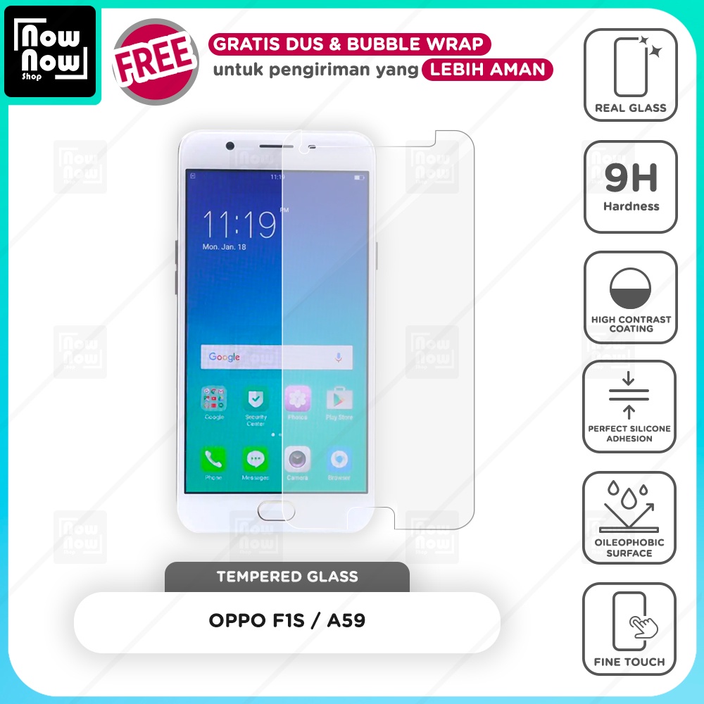 Tempered Glass Anti Gores Oppo F1 / A35 F11 F1S / A59 F3 F3+ / R9S+ F5 F7 YOUTH / A3 F9 / F9 PRO K1 K3 NEO 5 / R1201 / R31T NEO 7 / A33 NEO 9 / A37 Screen Guard Protector 9H Kaca Temperglass