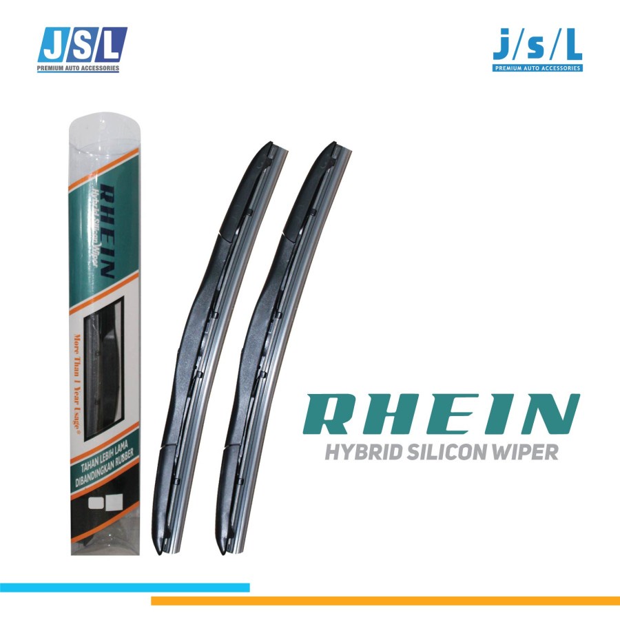 Cover Wiper Mobil Rhein Hybird Silicone Yaris 14 & 24 Black