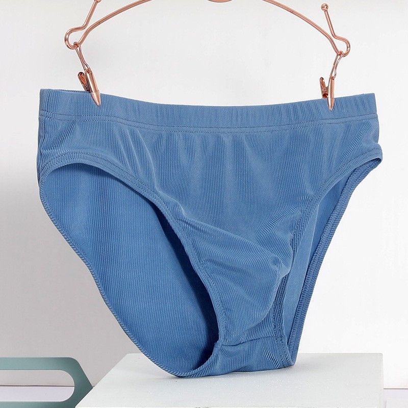 Ice Silk Mens Briefs  Youth Sexy Shorts Thin Comfortable Breathable Mens  Underwear