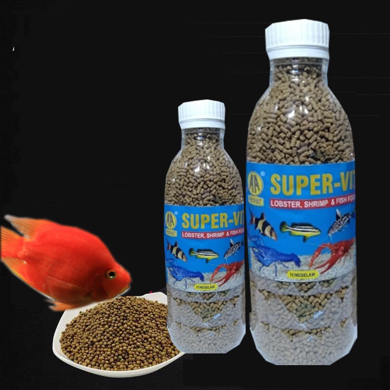 Super vit Makanan Lobster,Shrimp &amp; fish food tenggelam