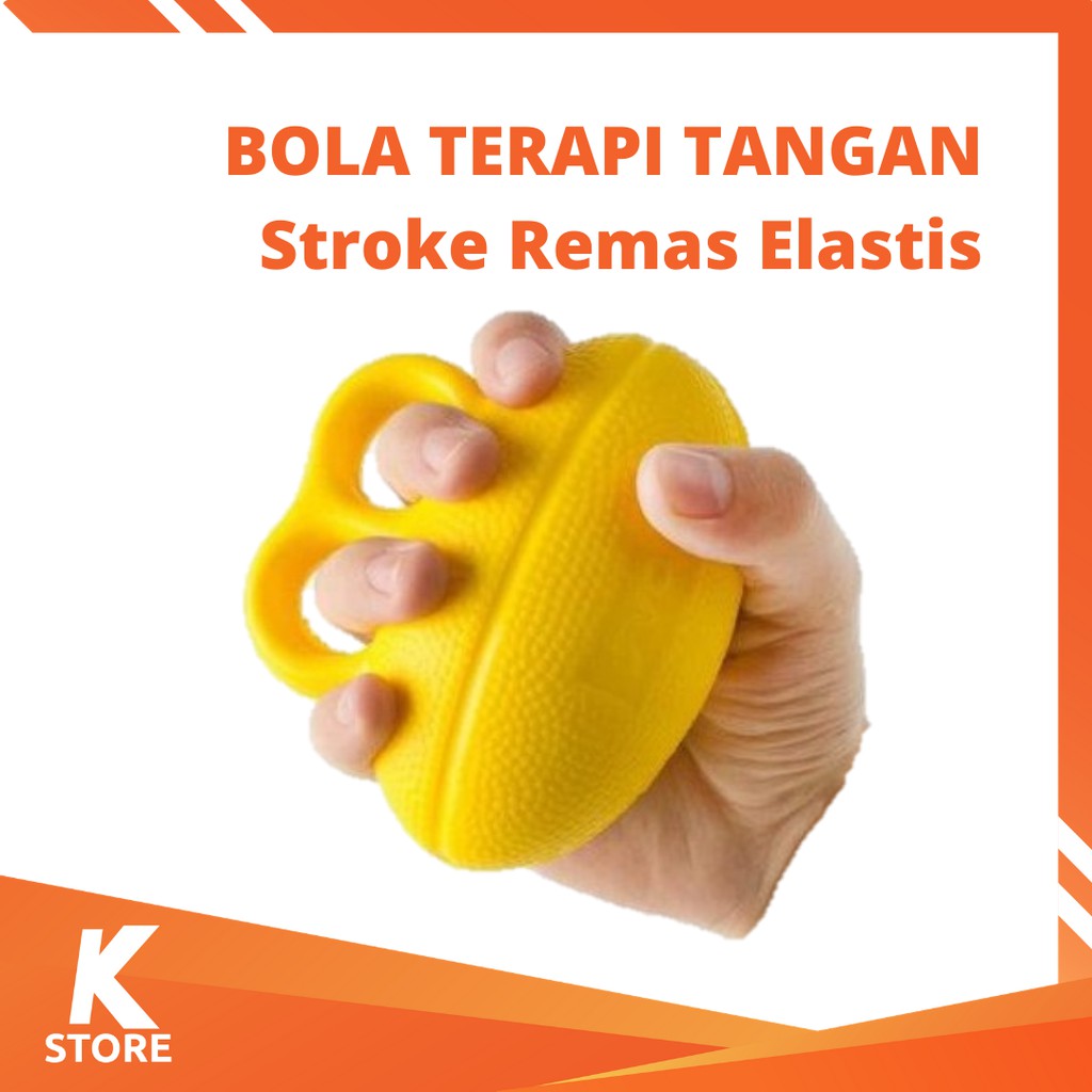 BOLA TERAPI TANGAN Stroke Remas Elastis - Alat Melatih Otot Tangan - ALAT UNTUK MELATIH OTOT TANGAN