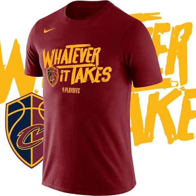Sale Custom Kaos /Tshirt Nba Playoffs 2018 Cavaliers Cavs Digital Printing