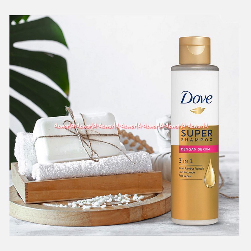 Dove Super Shampoo Dengan Serum Rambut 3in1 Dofe 125ml