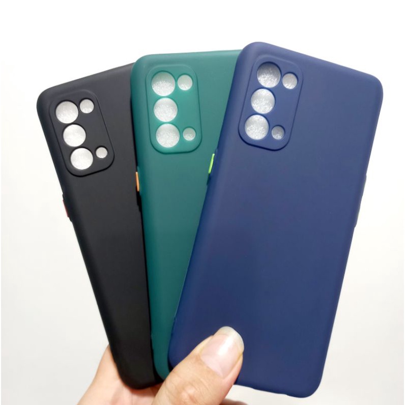 OPPO RENO 5 CASE MACARON LIST PROTECT KAMERA CASING SOFTCASE SILIKON