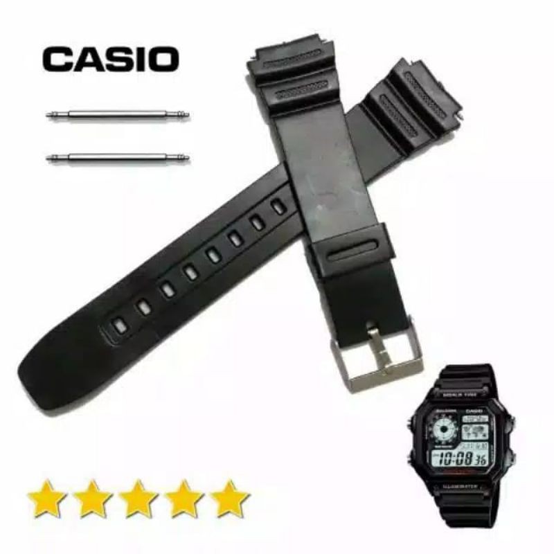 strap tali jam tangan Casio AE 1200 tali jam tangan ae 1200 ae1200