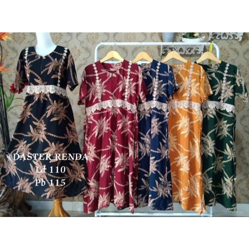 DASTER RENDA MOTIF BUSUI WANITA IBU