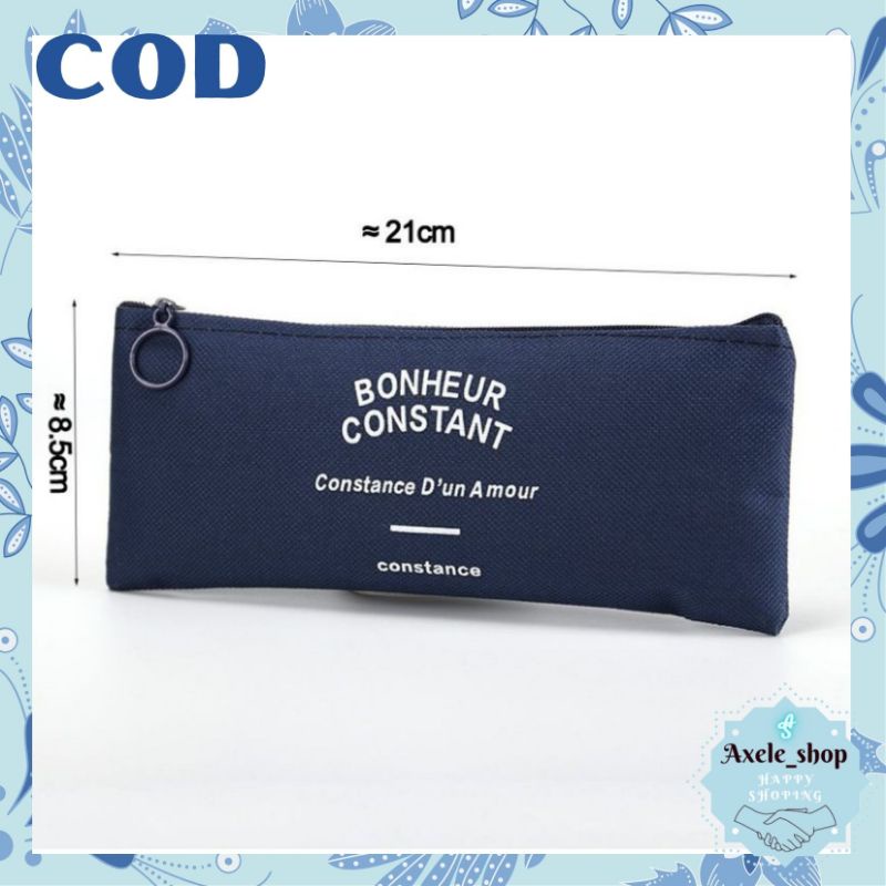 [ COD ]Tempat pensil Bonheur Constant / Pouch ATK / Pouch Organizer-3