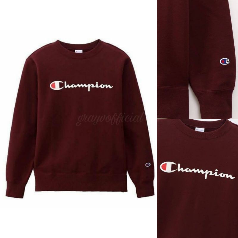 Champion Reverse Weave Crewneck - Maroon