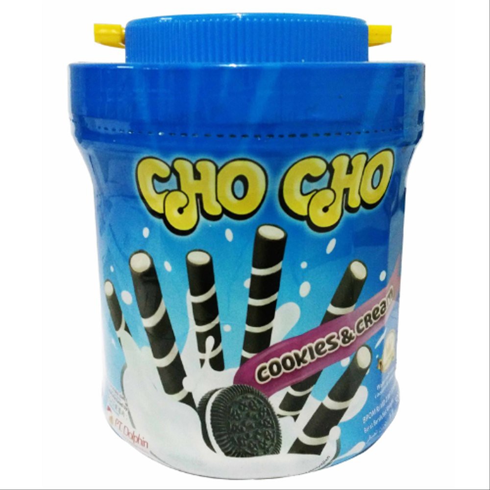 Jual CHO CHO WAFER ROLL COOKIES & CREAM 500GR Shopee Indonesia