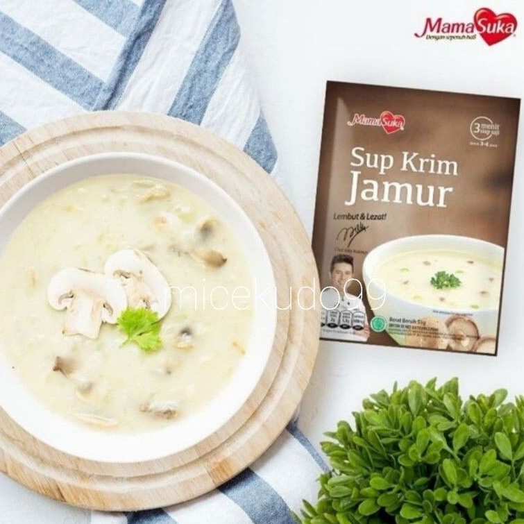 

SUP KRIM JAMUR MAMASUKA / MUSHROOM CREAM SOUP INSTANT / INSTAN