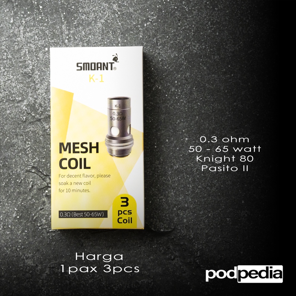 Smoant Knight 0.3 0.4 0.6 ohm Mesh Coil | Knight 80 Pasito II