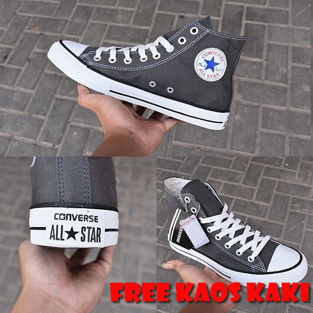 converse all star high grey