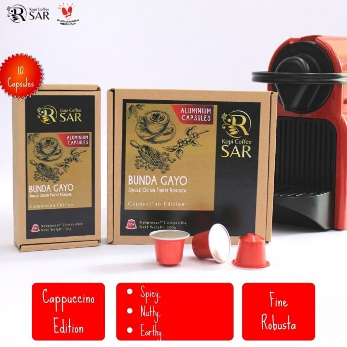 

NESPRESSO COMPATIBLE COFFEE CAPSULE - BUNDA GAYO KOPI KAPSUL KCS