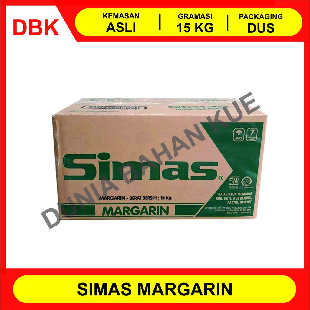 

SIMAS MARGARINE / MENTEGA 15 KG