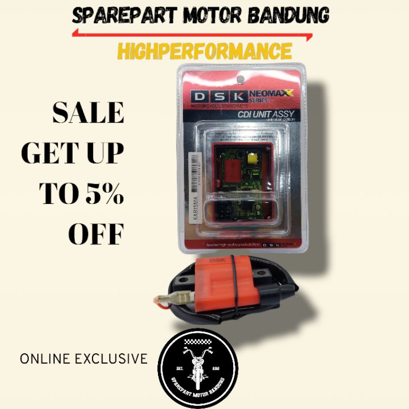 Paket Cdi Racing Dan Koil Karisma - Supra x 125 - Supra 125 CDI UNLIMER DSK NEOMAX KARISMA - SUPRA X