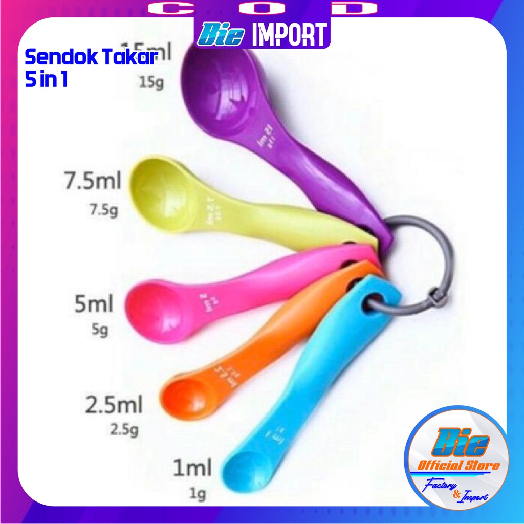 Sendok Takar 5 in 1 Tebal Premium Impor Best Seller