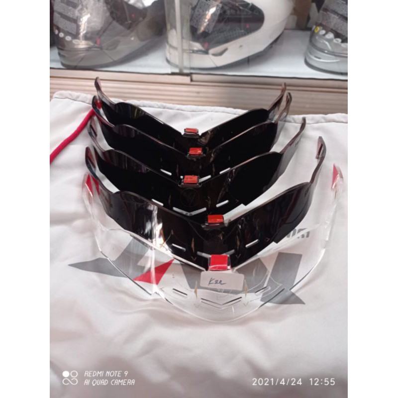 Spoiler kyt k2 raider | clear- dark | akrilik 3mm