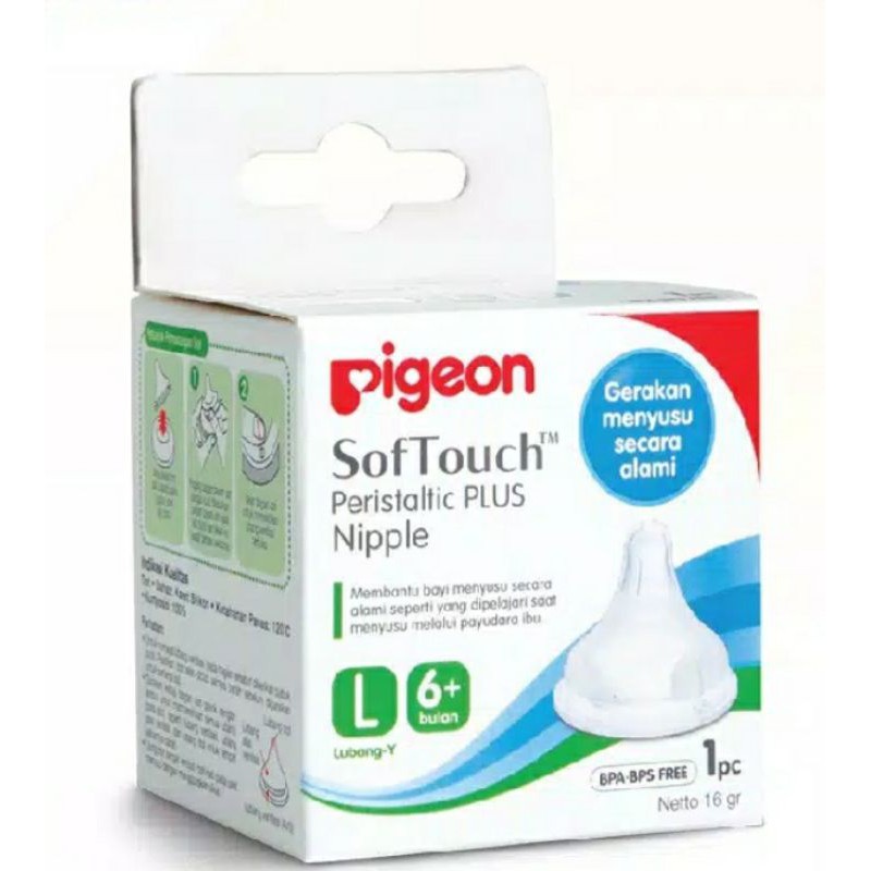 pigeon Soft touch peristlatik plus nipple