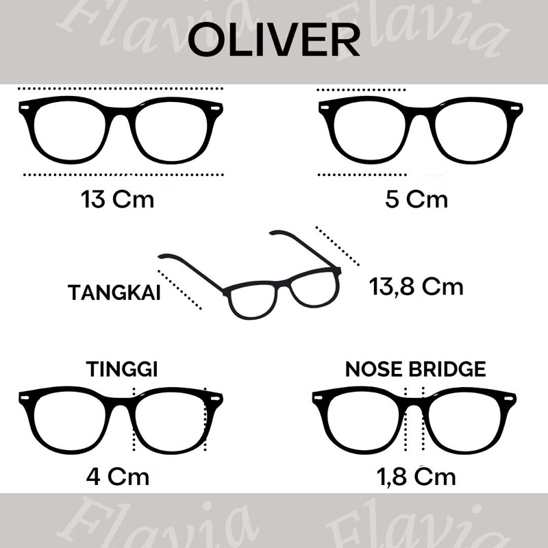 Flavia Eyewear - Kacamata Oliver Square Titanium (custom minus, photochromic, blueray, bluechromic dan photobrown)