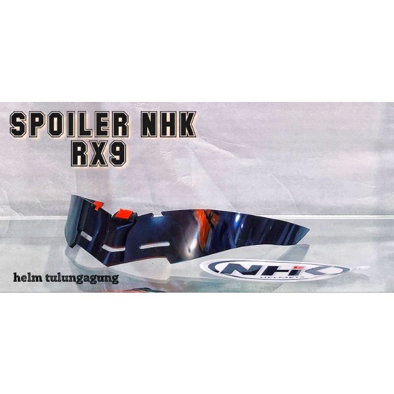 flat visor iridium NHK RX9 dan GM race pro bonus stiker visor