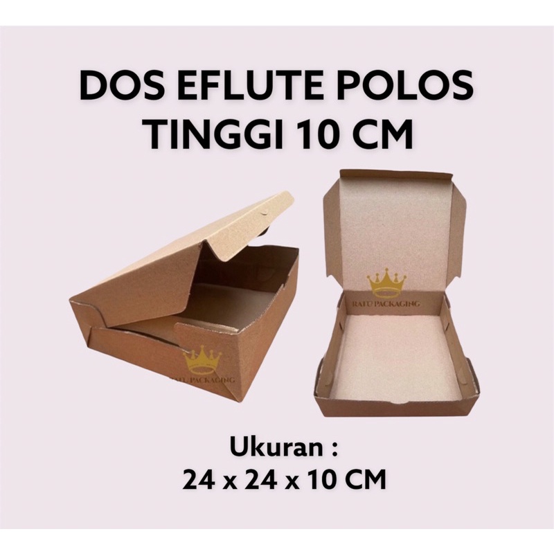 

RATU | Dos EFLUTE TEBAL POLOS 24x10CM Tinggi 10Cm Souvenir Karton Kardus Kotak Hampers Kardus Box Dus Karton Eflute Polos Kotak Baju Pakaian