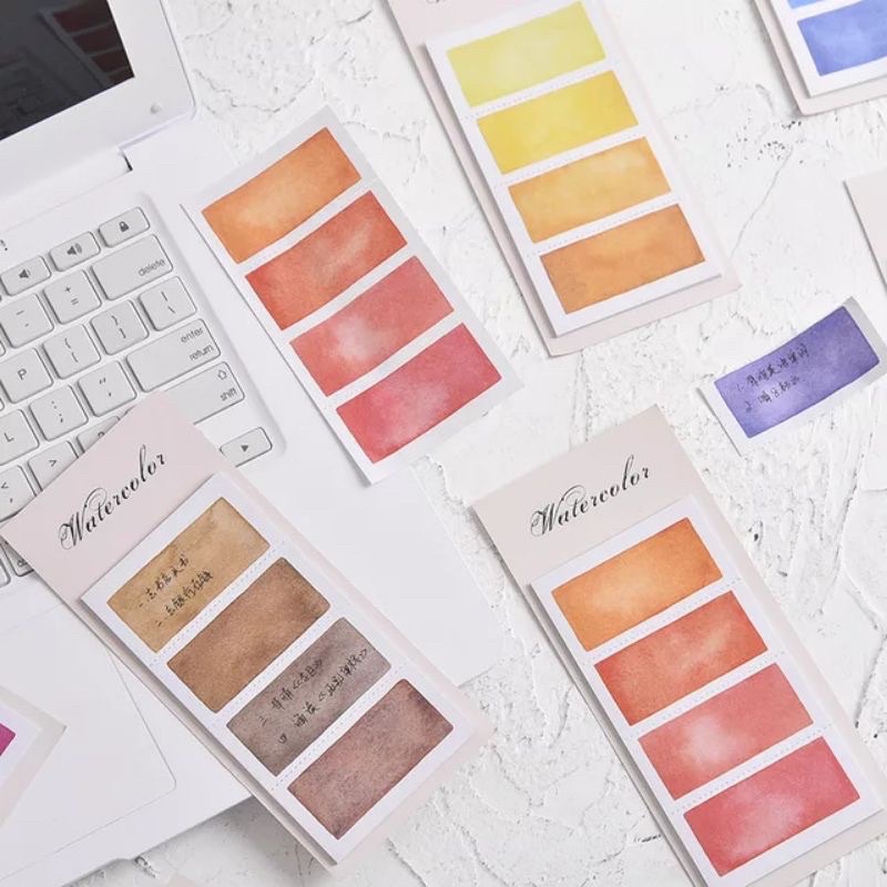 

Sticky Notes Watercolor Motif 4pcs Memo