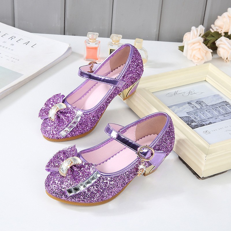 [Brandedbaby] 26-37 SEPATU PRINCESS ANAK IMPORT / HAK HEELED SEDANG FROZEN / SEPATU PESTA ANAK PEREMPUAN