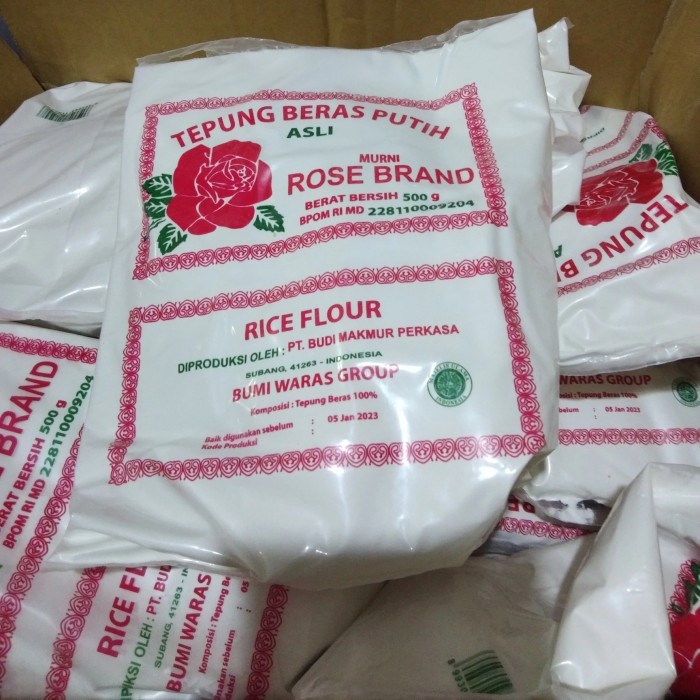 

Ketan-Beras-Tepung- Tepung Beras Rose Brand 500Gr -Tepung-Beras-Ketan.