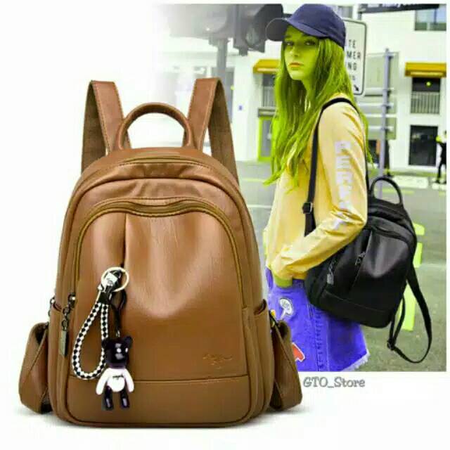 COD√ Tas Besar Laptop Multifungsi selempang tas Ransel Backpack WANITA IMPORT FASHION BATAM BAGUS