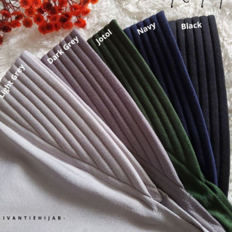 PROMO Kerudung Rivantie claudia M / kerudung instan / Jersey creb-5