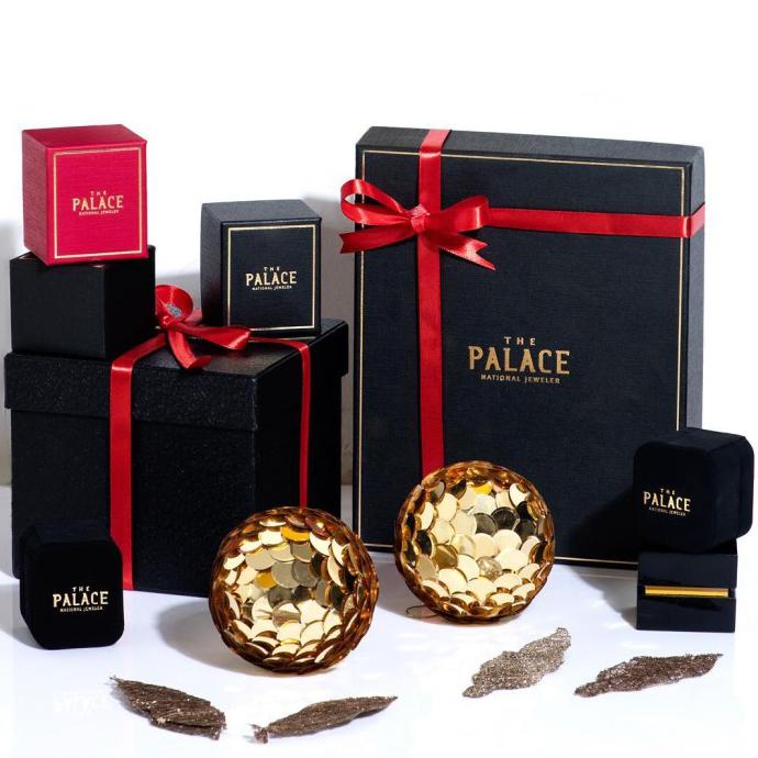 PROMO KOTAK / BOX PERHIASAN ANTING DAN KALUNG THE PALACE NEW ORIGINAL