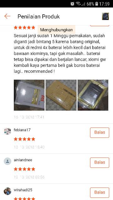 Baterai Battery Batre BM47 Redmi 3 3S 3X 3 Pro 4X Prime Original 100%